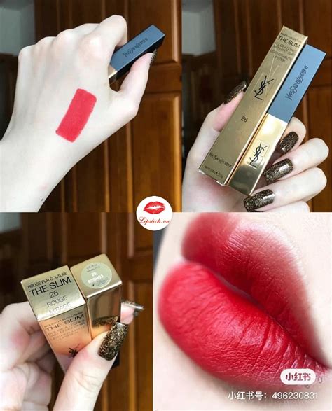 son ysl màu 26|Son YSL Slim 26 Rouge Mirage – Đỏ Thuần .